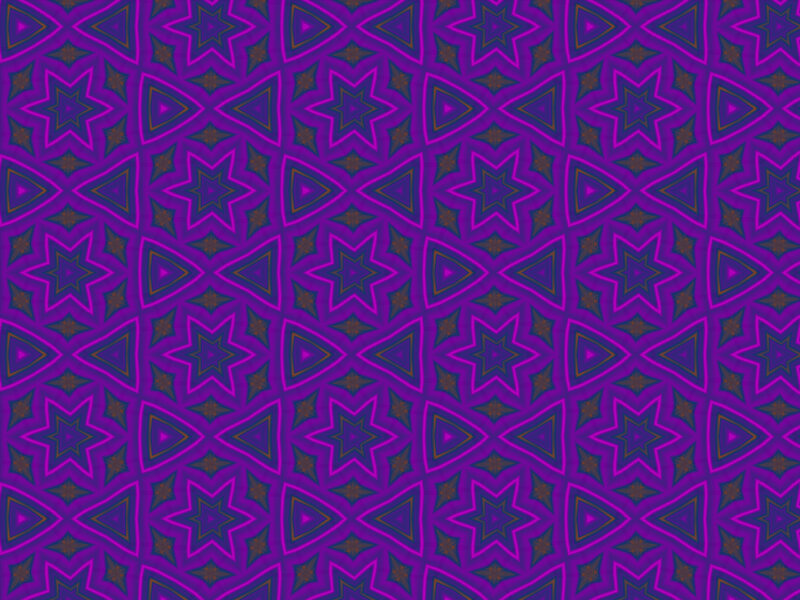 Purple Star Pattern — Hypnotic, Abstract