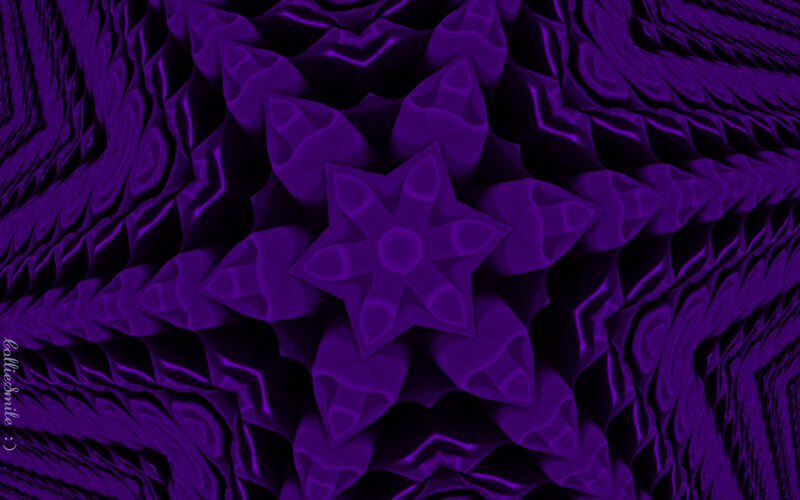 Purple Star Pattern — Hypnotic, Abstract, Waves