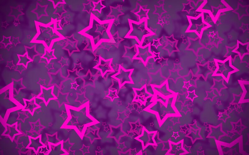 Purple Star Pattern — Playful, Abstract