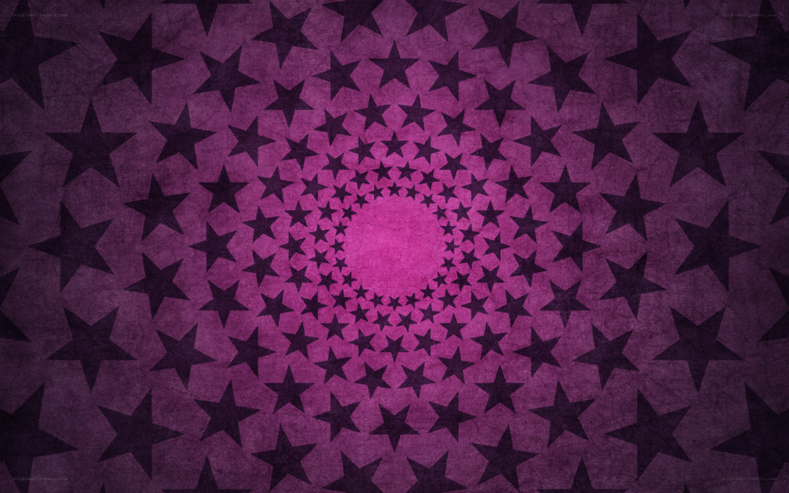 purple star spiral pattern