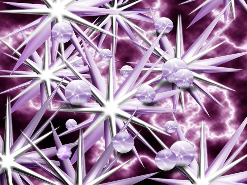 purple starburst abstract pattern