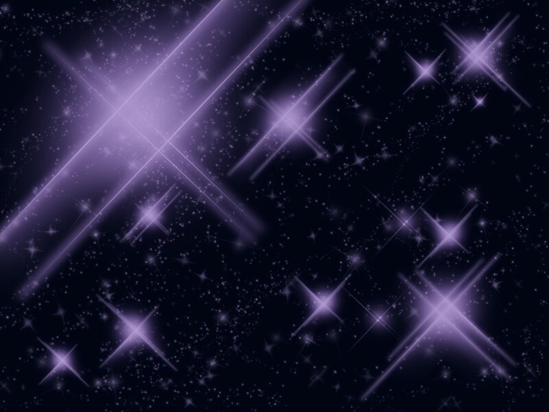 purple starry light beams