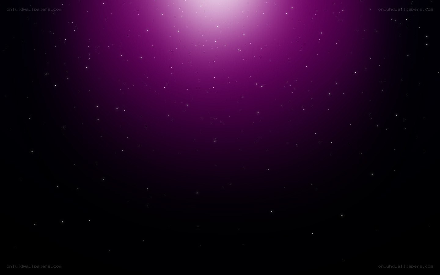 purple starry night sky