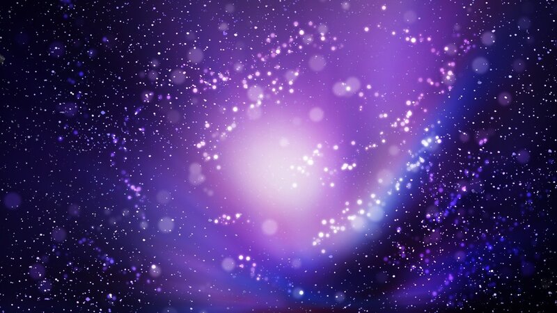 purple starry space background