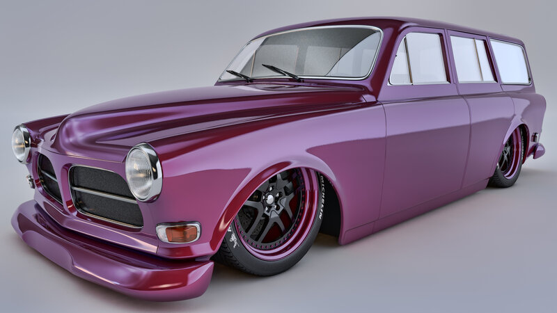 Purple Station Wagon — Neutral