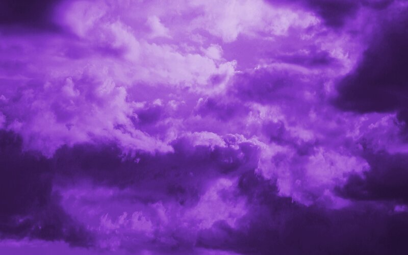 Purple Storm Clouds