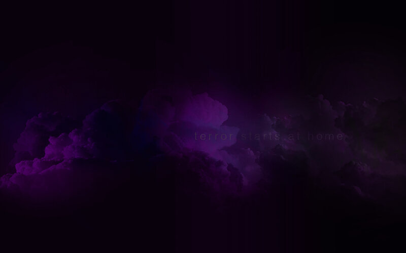 purple storm clouds with text