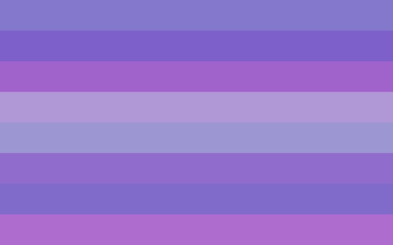 Purple striped flag