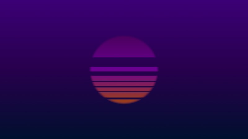 Purple Sunset Graphic