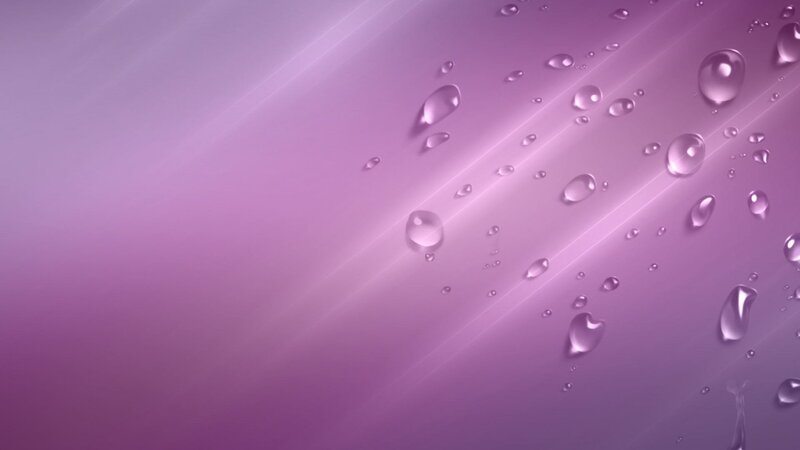 Purple Surface with Water Droplets — Calm, Digital Art