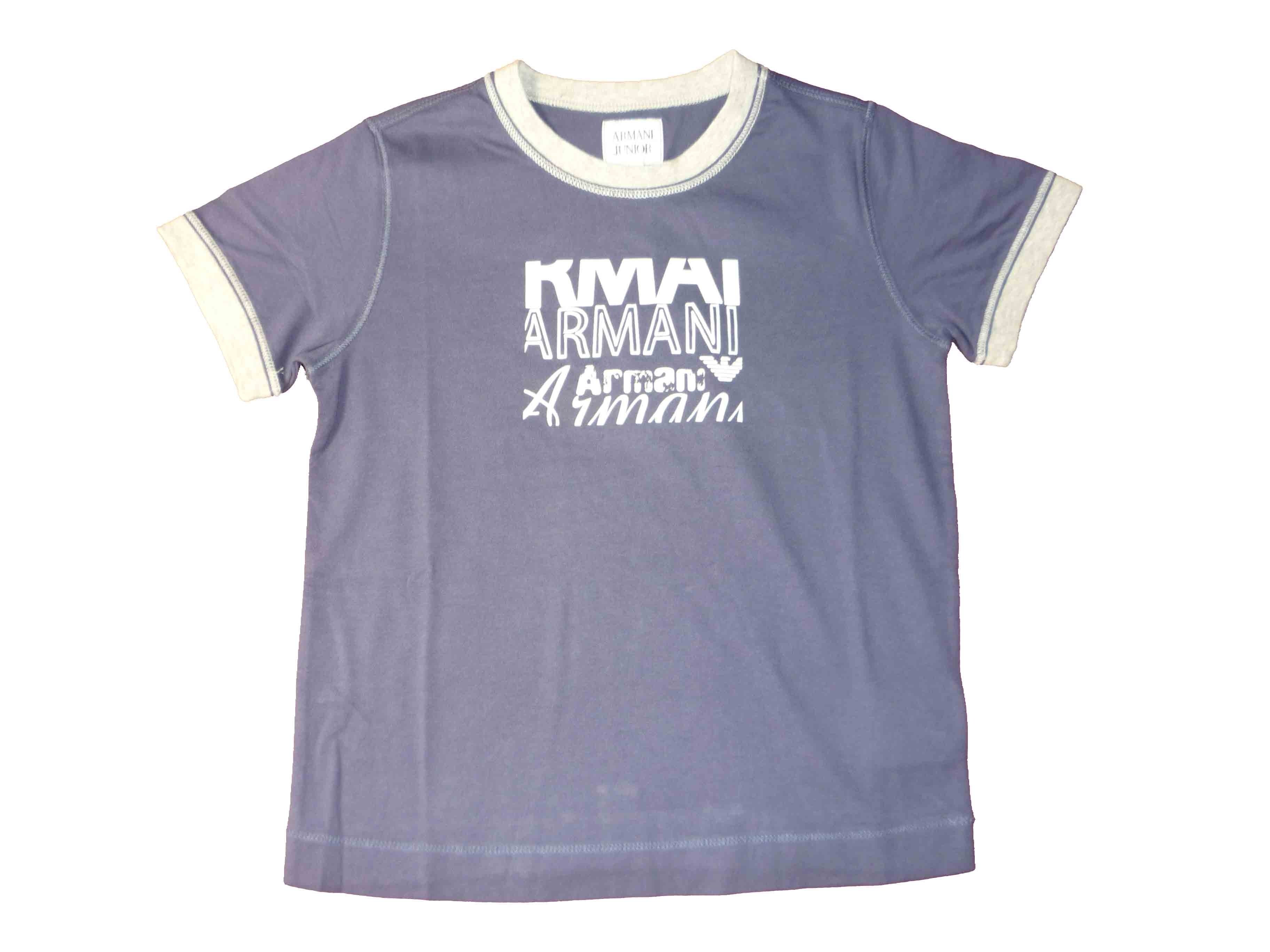 purple t-shirt with logo