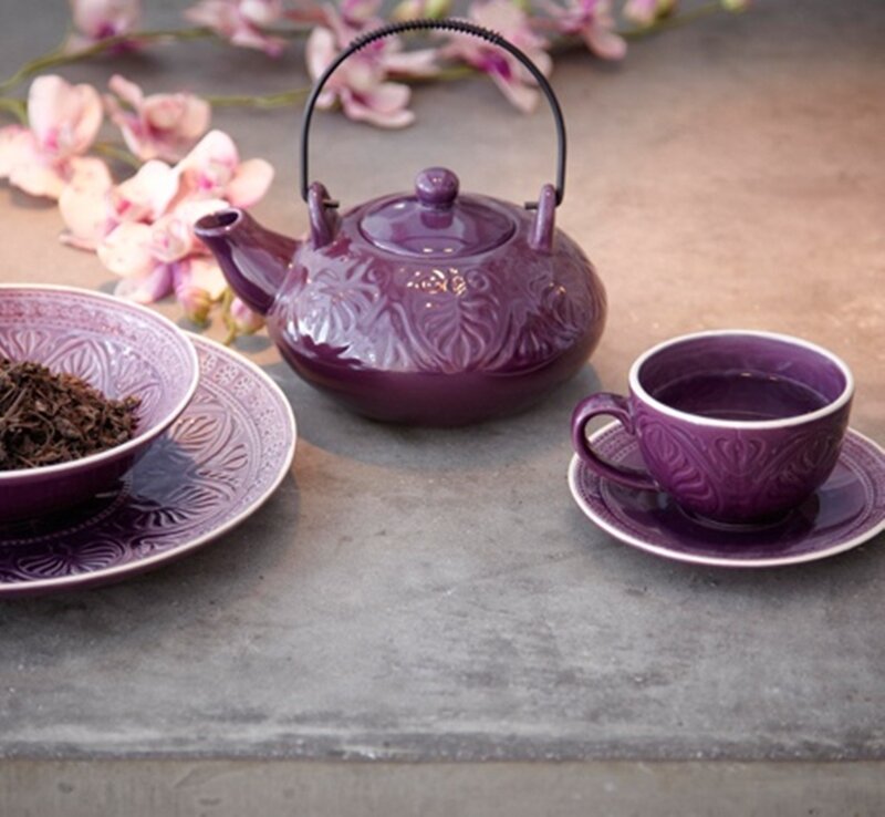 Purple Tea Set