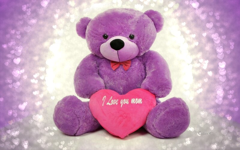 Purple Teddy Bear — Sentimental, Photograph