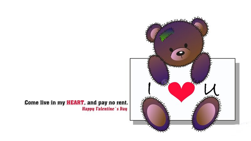 Purple Teddy Bear — Sentimental