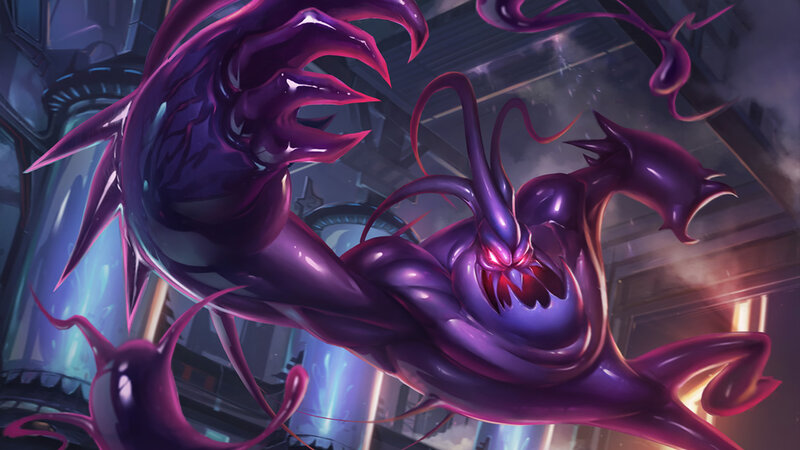 Purple Tentacled Creature — Dramatic