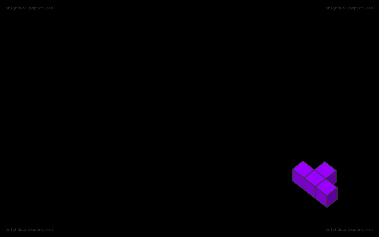 Purple Tetris block logo