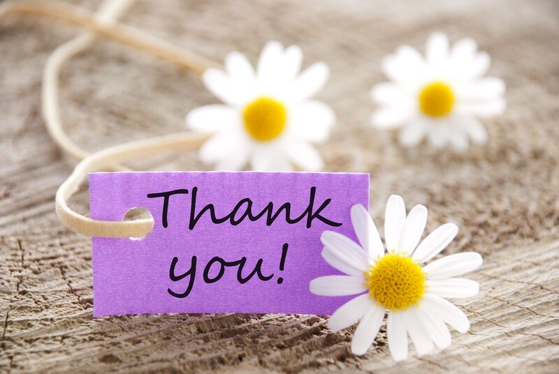 Purple Thank You Tag