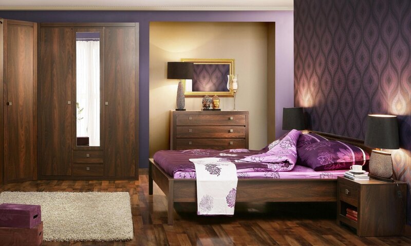 Purple-themed Bedroom — Purple, Calm