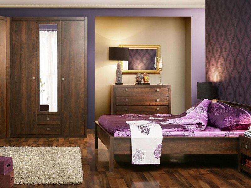 Purple-themed Bedroom — Purple