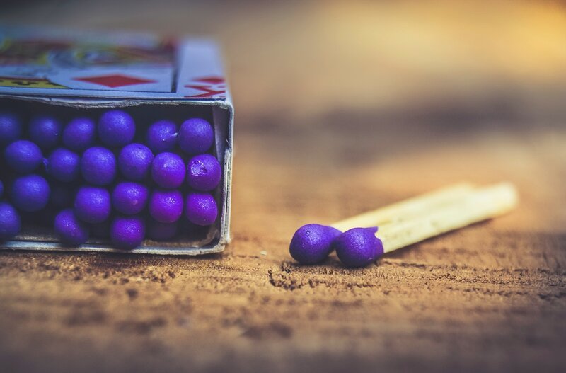 Purple-tipped Matches