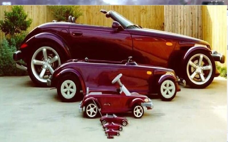 Purple Toy Cars
