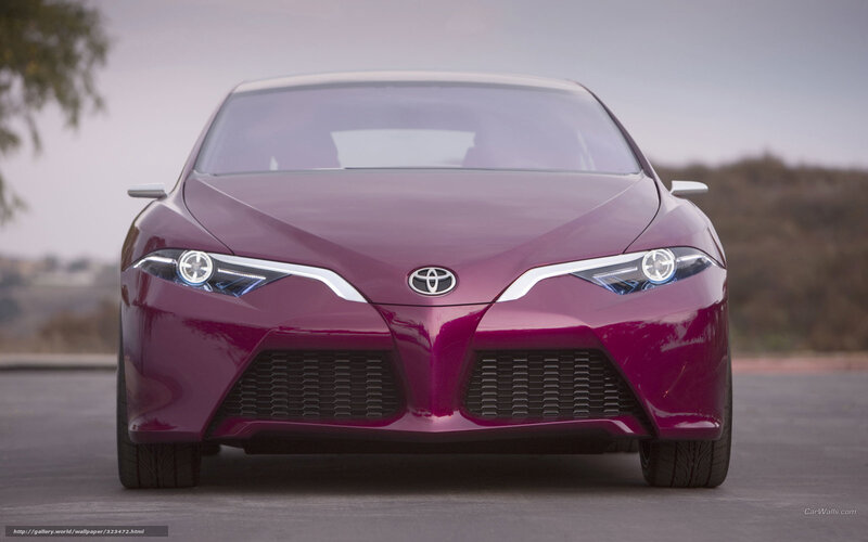 Purple Toyota Concept Car — Calm