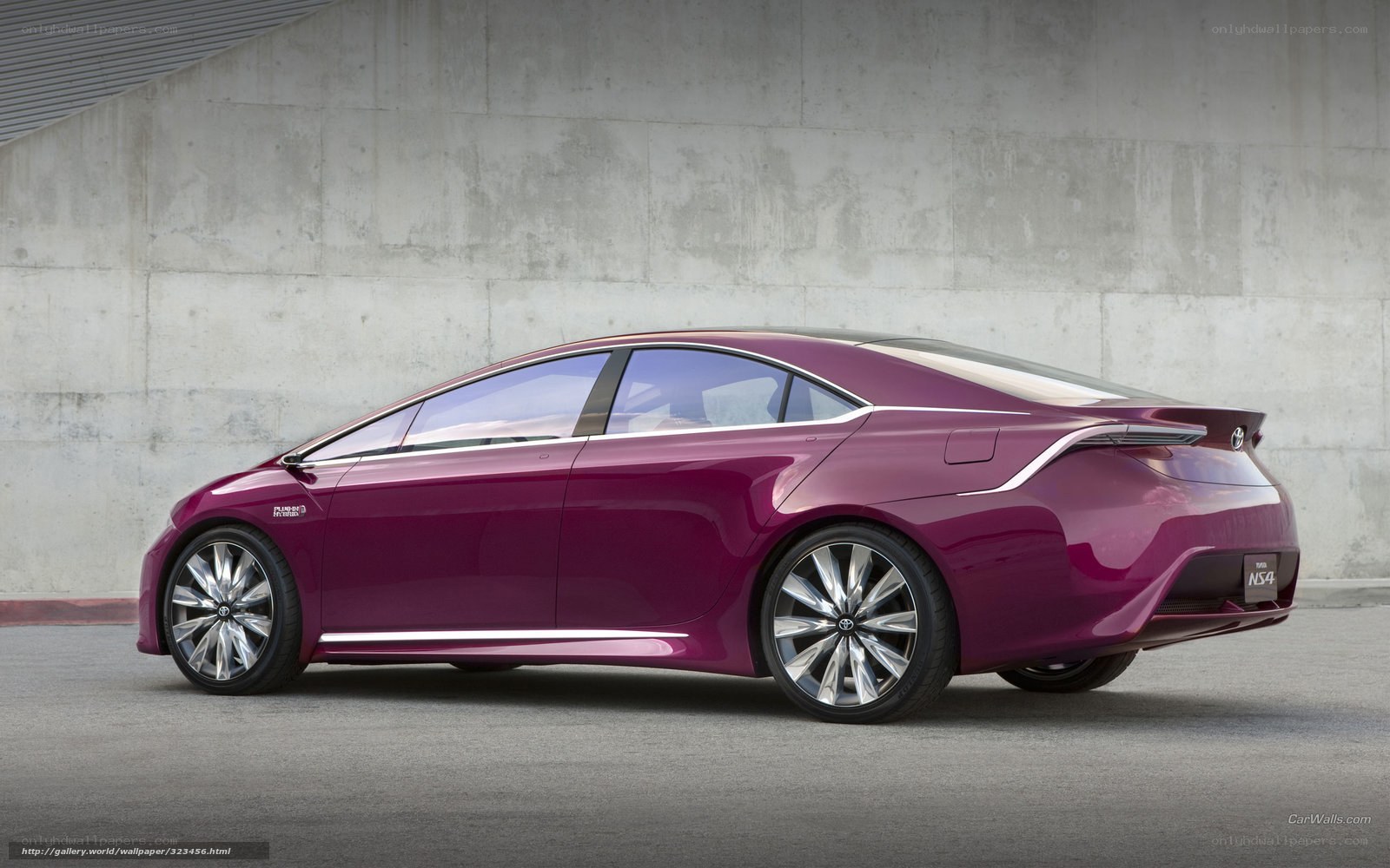 Purple Toyota NS4 Concept