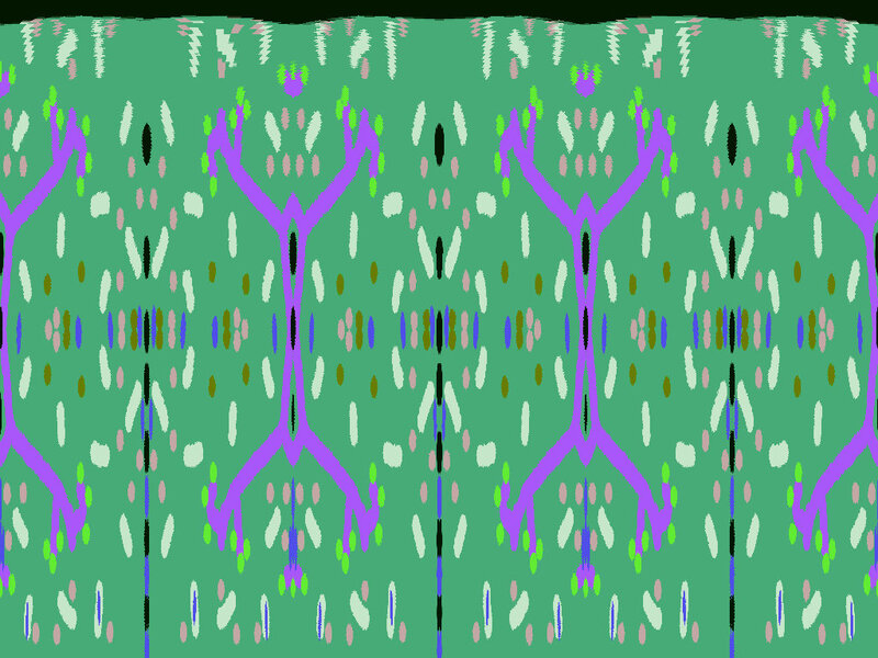 Purple Tree-like Patterns