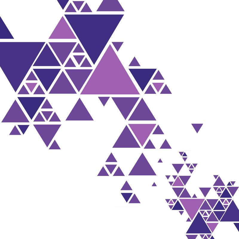 Purple Triangle Pattern