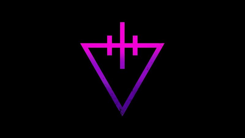 Purple Triangle Symbol