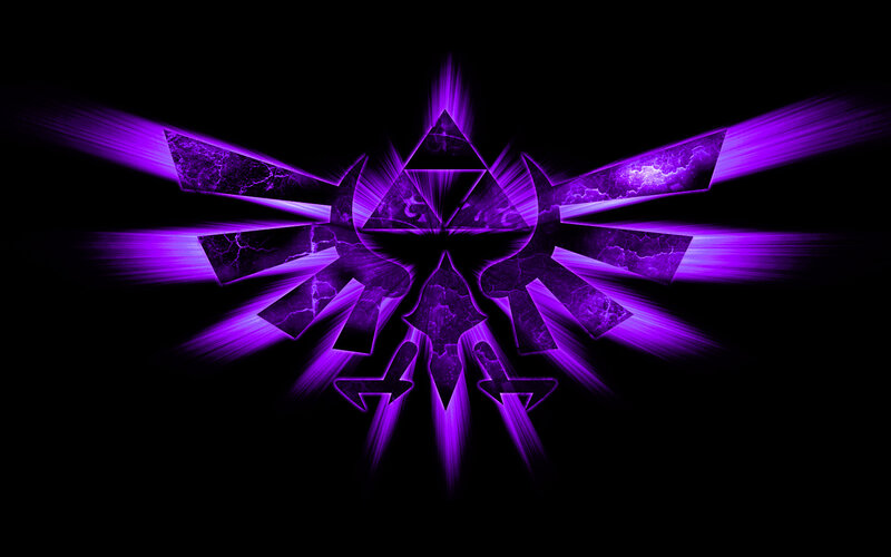 Purple Triforce symbol