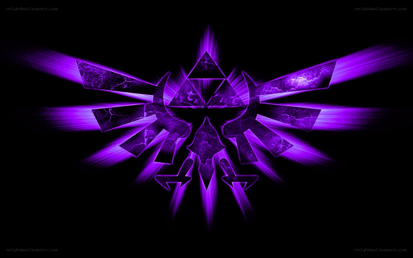 Purple Triforce symbol