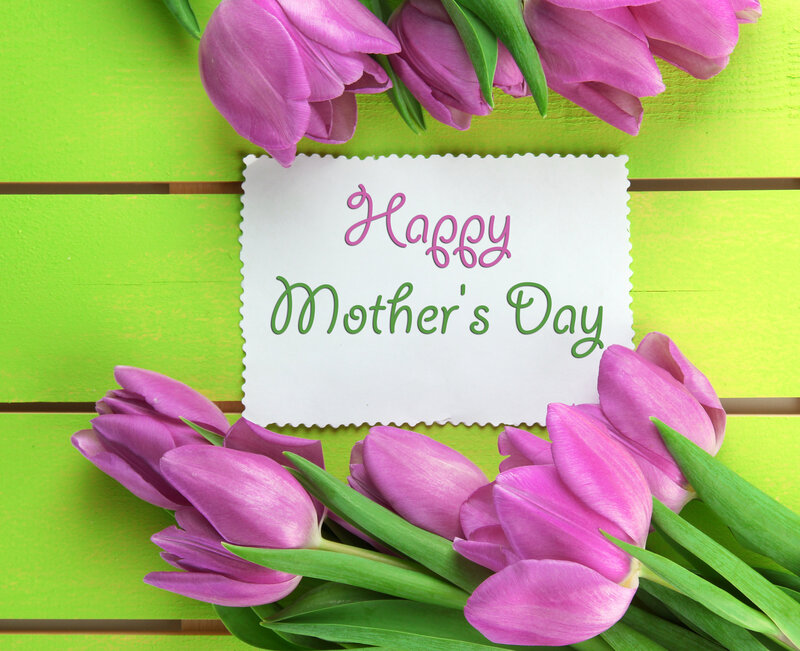 Purple Tulips and Card