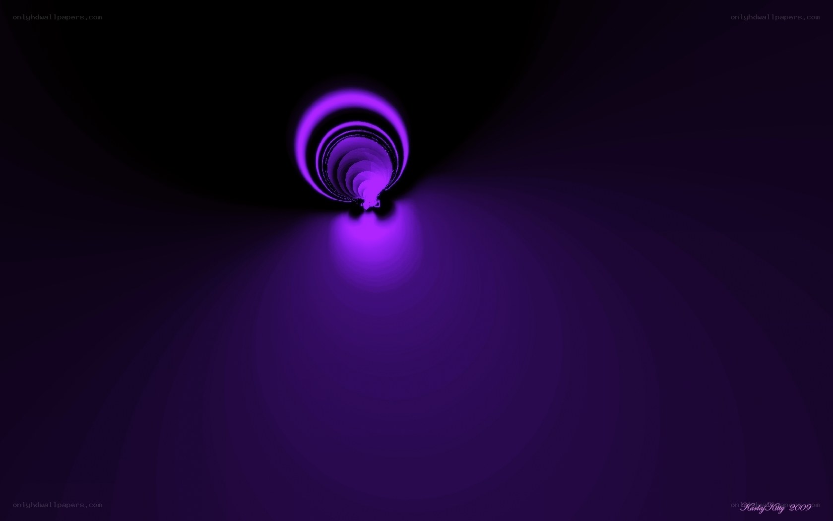 purple tunnel abstract