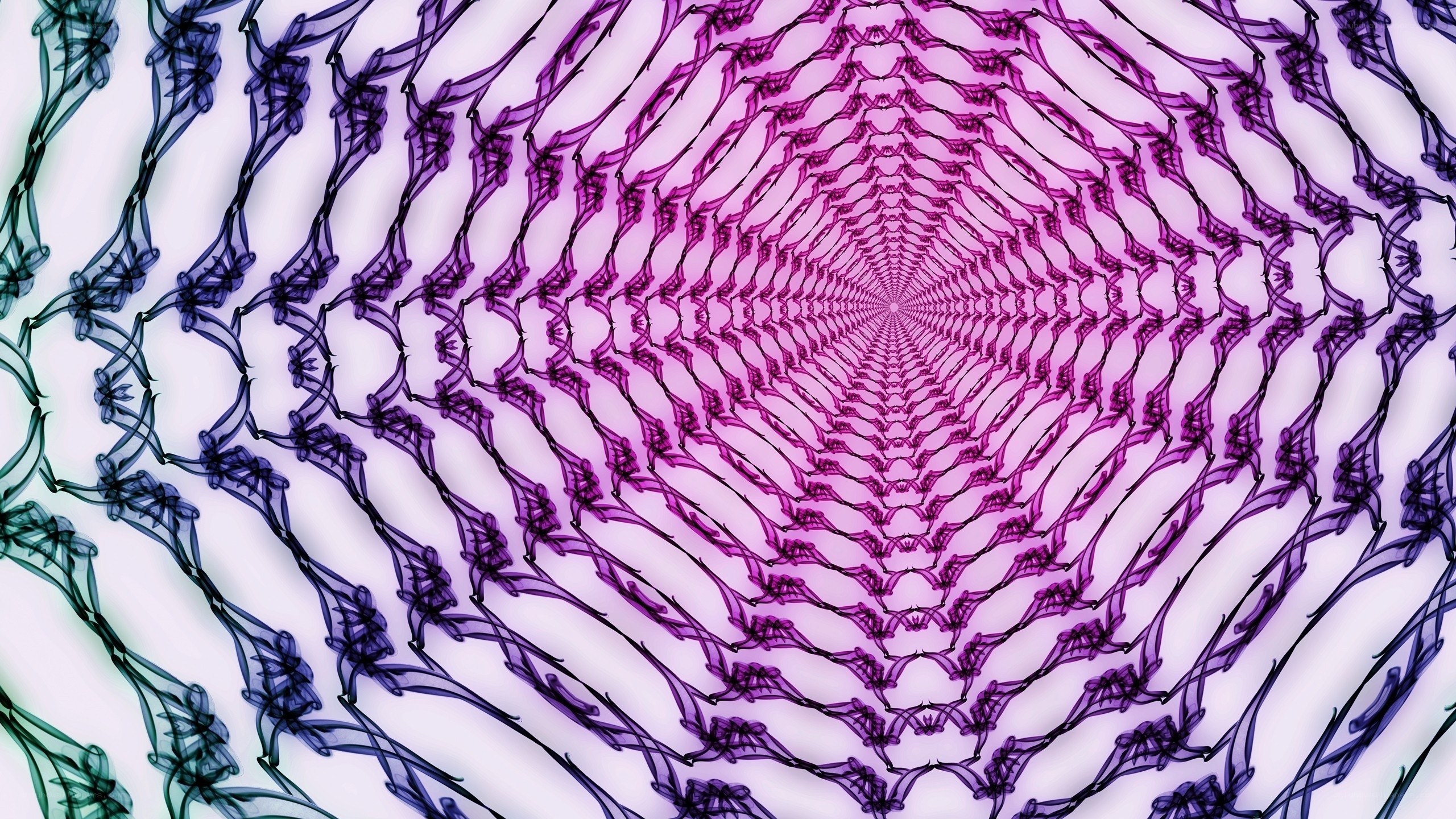 purple tunnel fractal pattern