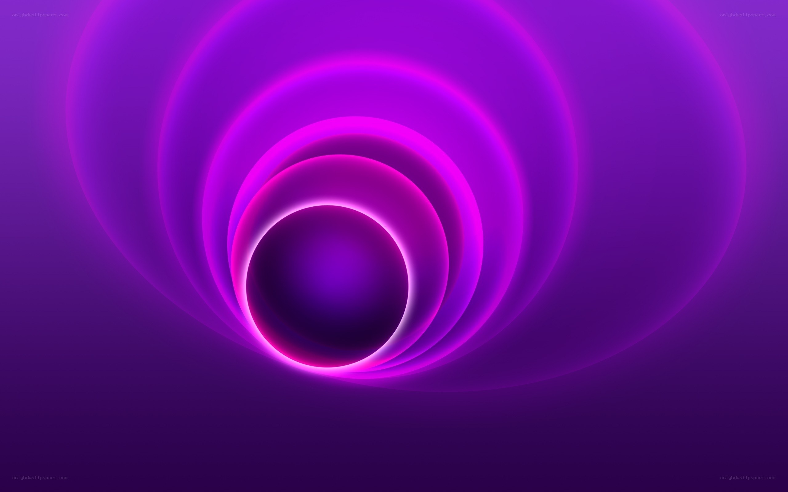 purple tunnel of light