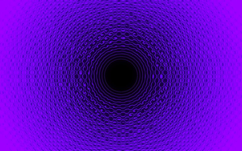 purple tunnel pattern