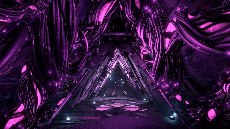 Purple Tunnel Structure — Dark