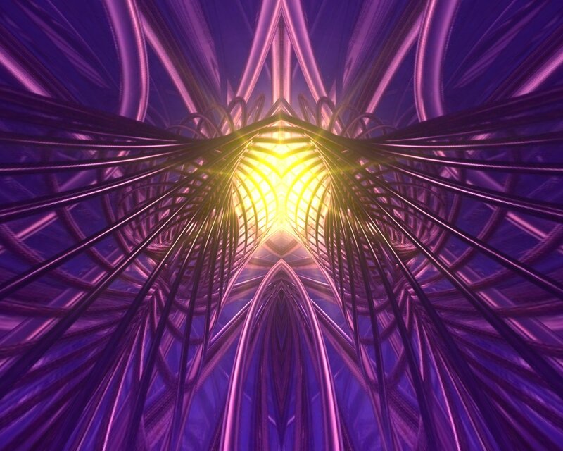 Purple Tunnel Structure