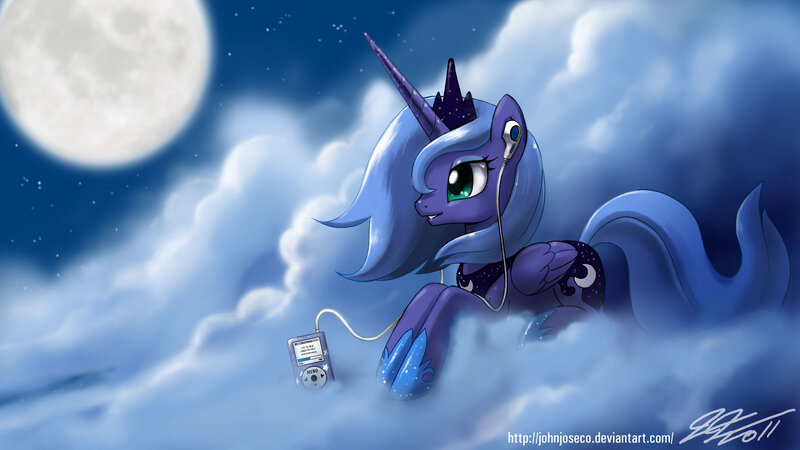 Purple Unicorn Pony — Blue