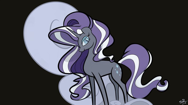 Purple Unicorn Pony — Dramatic
