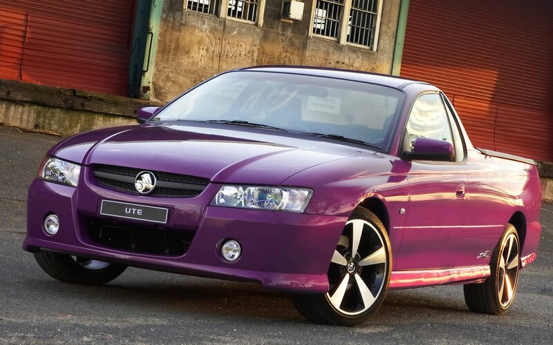 Purple Utility Truck