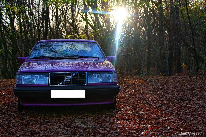 Purple Volvo Car
