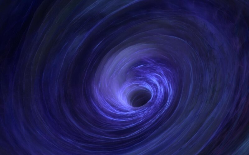 Purple Vortex Tunnel — Blue