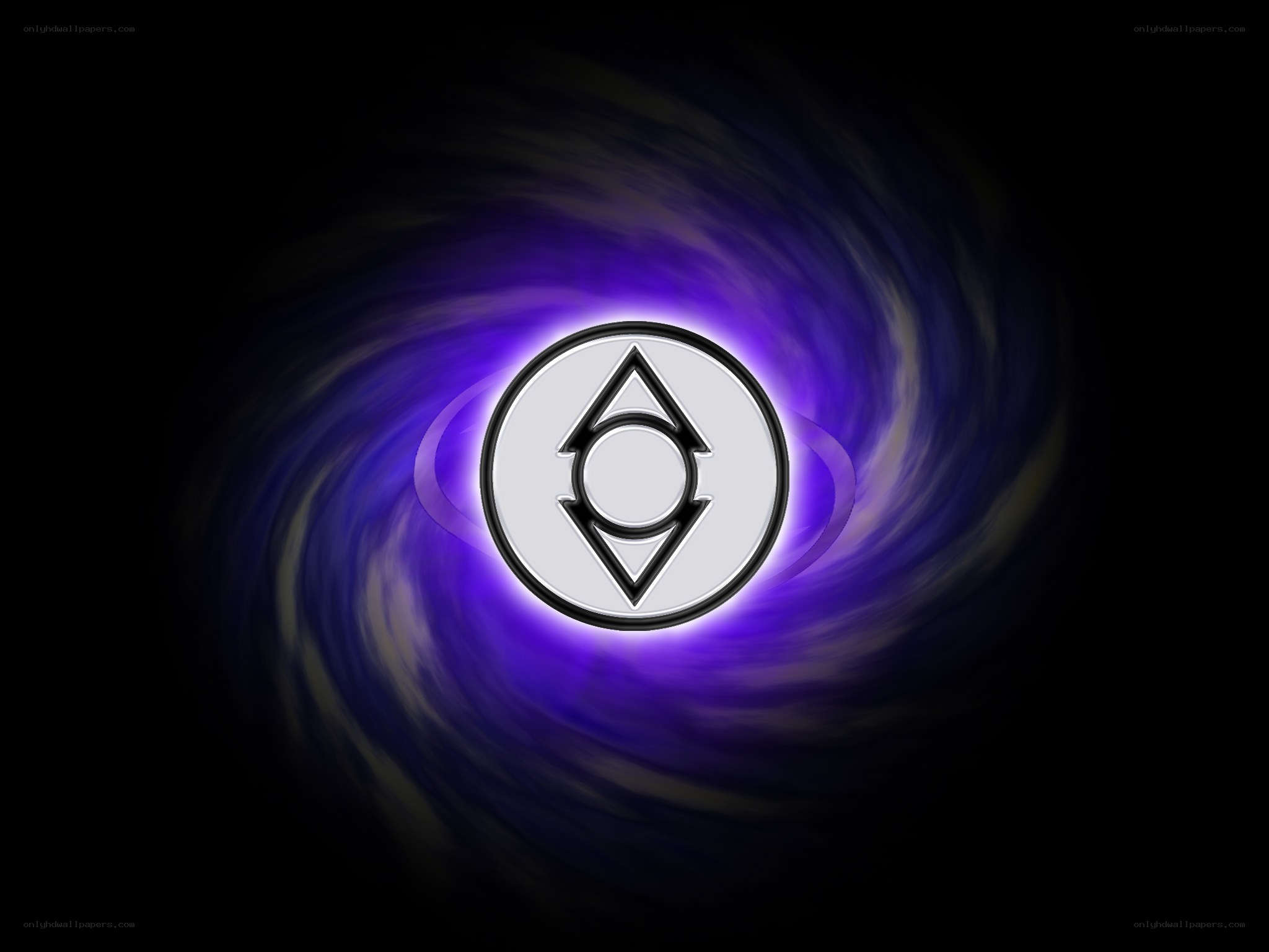 purple vortex with symbol