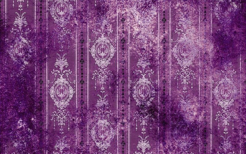 Purple Wallpaper Pattern — Vintage