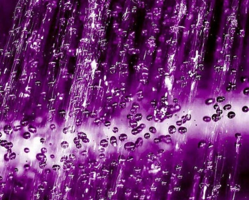 purple water droplets falling