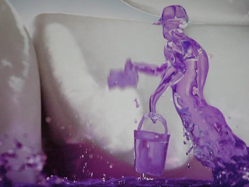 Purple Water Figure