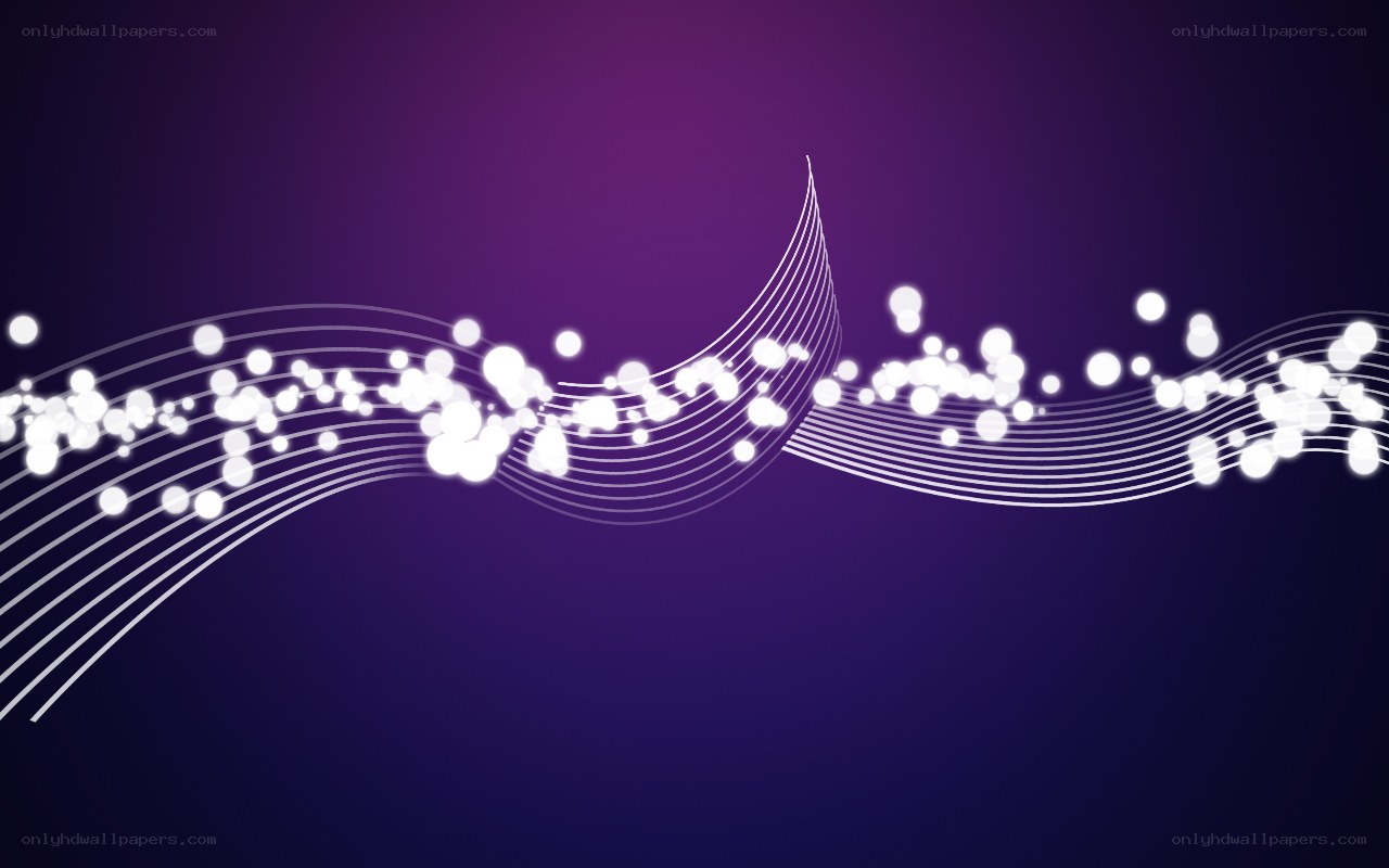 purple wave with glowing particles