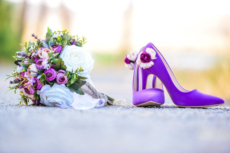 Purple Wedding Shoes — Serene